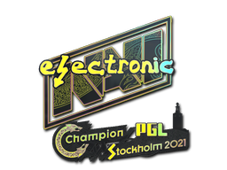 Item Sticker | electroNic (Holo) | Stockholm 2021