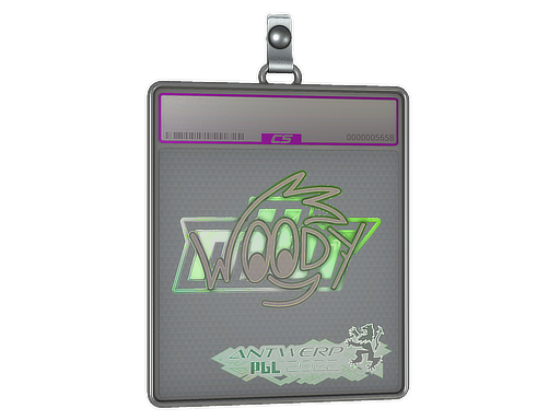 Item Sticker Slab | WOOD7 (Holo) | Antwerp 2022