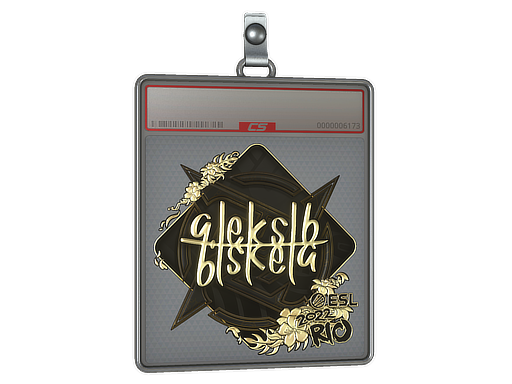 Item Sticker Slab | Aleksib (Gold) | Rio 2022
