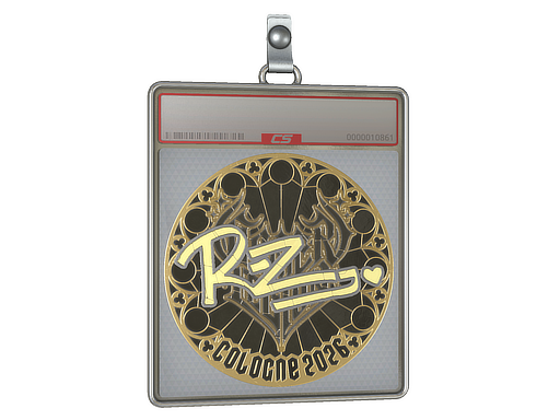 Item Sticker Slab | REZ (Gold) | Cologne 2026