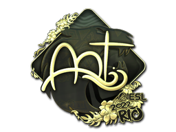 Item Sticker | arT (Gold) | Rio 2022