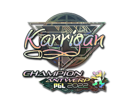 Item Sticker | karrigan (Holo, Champion) | Antwerp 2022