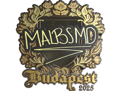 Item Sticker | malbsMd (Gold) | Budapest 2025