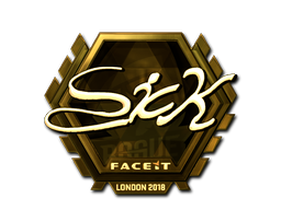 Item Sticker | SicK (Gold) | London 2018