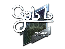 Item Sticker | gob b (Foil) | Boston 2018