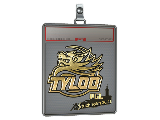 Item Sticker Slab | Tyloo (Gold) | Stockholm 2021