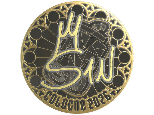 Item Sticker | s1n (Gold) | Cologne 2026