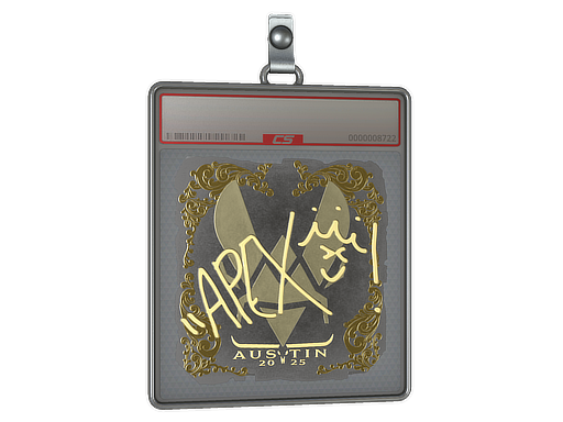 Item Sticker Slab | apEX (Gold) | Austin 2025