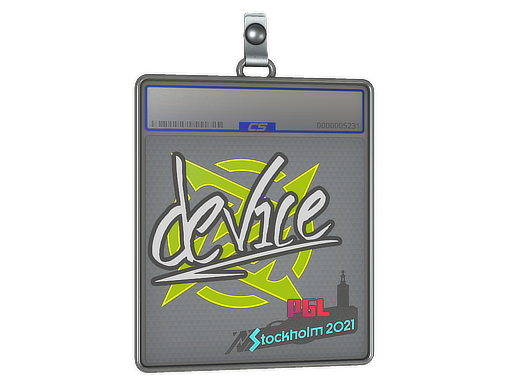 Item Sticker Slab | device | Stockholm 2021