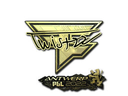 Item Sticker | Twistzz (Gold) | Antwerp 2022