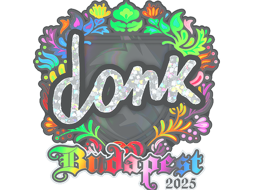 Item Sticker | donk (Holo) | Budapest 2025