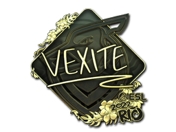 Item Sticker | vexite (Gold) | Rio 2022