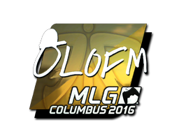 Item Sticker | olofmeister (Foil) | MLG Columbus 2016