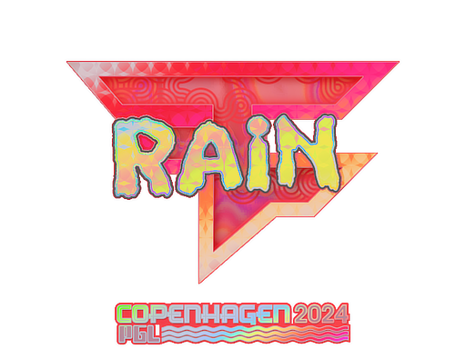 Item Sticker | rain (Holo) | Copenhagen 2024