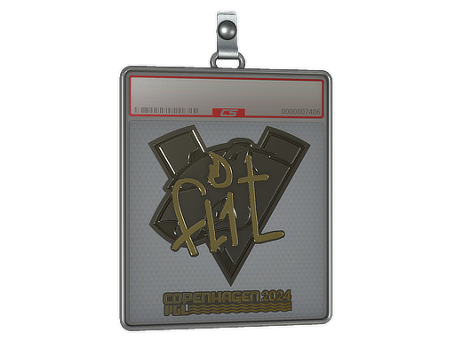 Item Sticker Slab | FL1T (Gold) | Copenhagen 2024