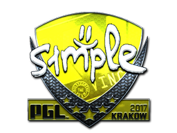 Item Sticker | s1mple (Foil) | Krakow 2017