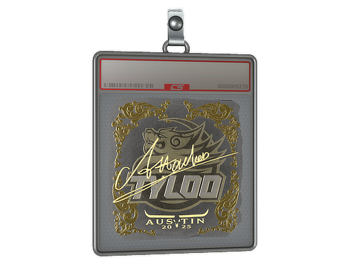 Item Sticker Slab | Attacker (Gold) | Austin 2025