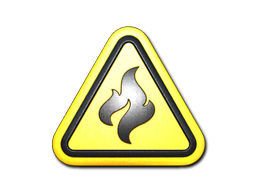 Cosmetic Sticker | Flammable (Foil) of Craft