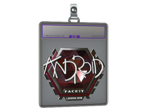Item Sticker Slab | ANDROID (Foil) | London 2018