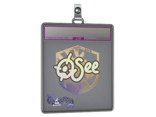 Item Sticker Slab | oSee (Holo) | Paris 2023