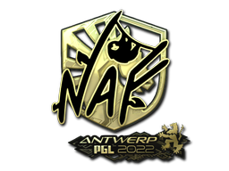 Item Sticker | NAF (Gold) | Antwerp 2022