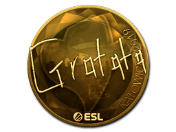 Item Sticker | Gratisfaction (Gold) | Katowice 2019