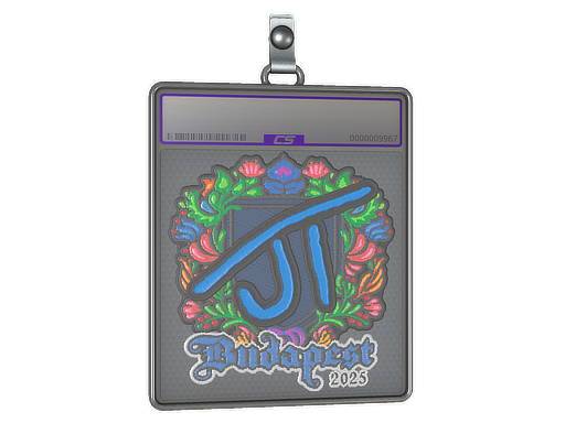 Item Sticker Slab | JT (Embroidered) | Budapest 2025
