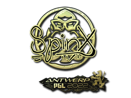 Item Sticker | Spinx (Gold) | Antwerp 2022