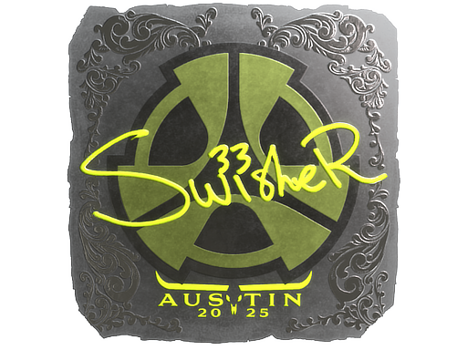 Item Sticker | Swisher (Foil) | Austin 2025
