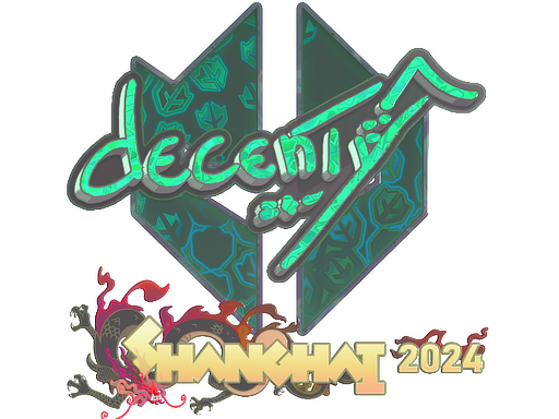 Item Sticker | decenty (Holo) | Shanghai 2024