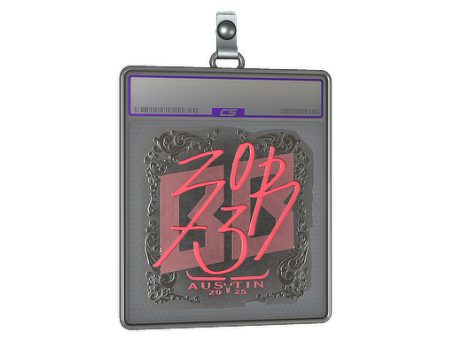 Item Sticker Slab | zorte (Foil) | Austin 2025