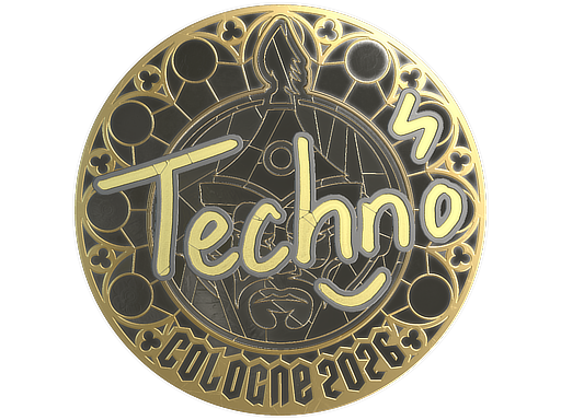 Item Sticker | Techno4K (Gold) | Cologne 2026