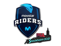 Item Sticker | Movistar Riders | Stockholm 2021