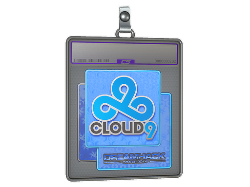 Item Sticker Slab | Cloud9 (Holo) | DreamHack 2014