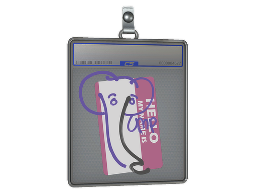 Item Sticker Slab | Hello UMP-45