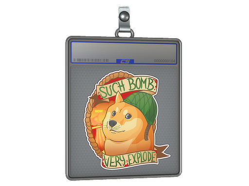 Item Sticker Slab | Bomb Doge