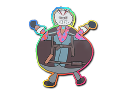 Item Sticker | Poorly Drawn Bloody Darryl (Holo)