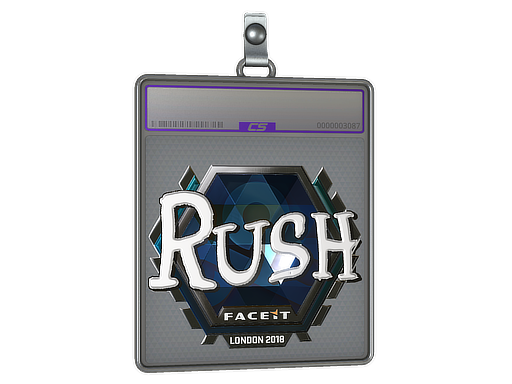 Item Sticker Slab | RUSH (Foil) | London 2018