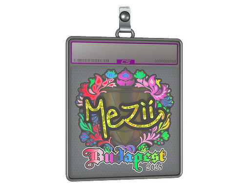 Item Sticker Slab | mezii (Holo) | Budapest 2025