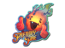 Item Sticker | Friendly Fire (Holo)