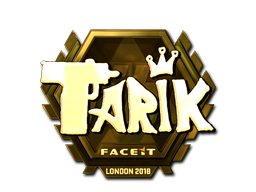 Item Sticker | tarik (Gold) | London 2018