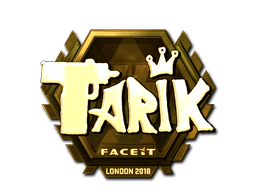 Cosmetic Sticker | tarik (Gold) | London 2018 of Craft