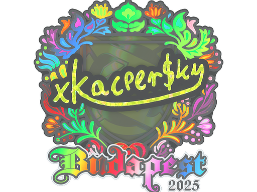 Item Sticker | xKacpersky (Holo) | Budapest 2025