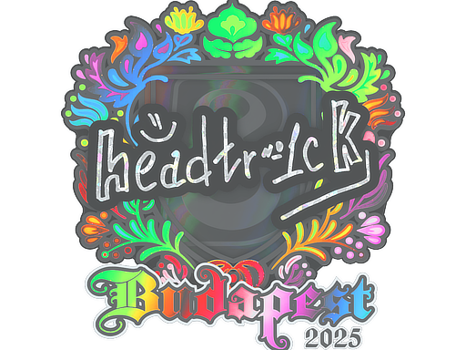 Item Sticker | headtr1ck (Holo) | Budapest 2025