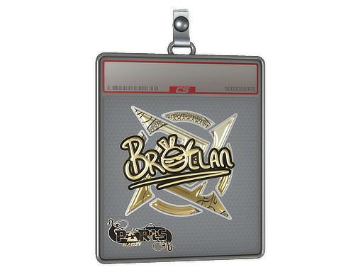 Item Sticker Slab | Brollan (Gold) | Paris 2023