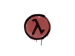 Item Graffiti | Lambda (Blood Red)