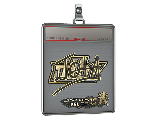 Item Sticker Slab | JOTA (Gold) | Antwerp 2022
