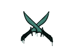 Item Graffiti | X-Knives (Frog Green)