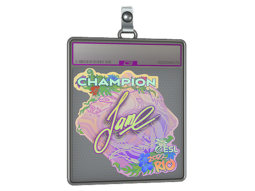 Item Sticker Slab | Jame (Holo, Champion) | Rio 2022