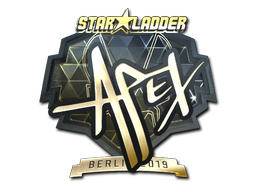 Item Sticker | apEX (Gold) | Berlin 2019